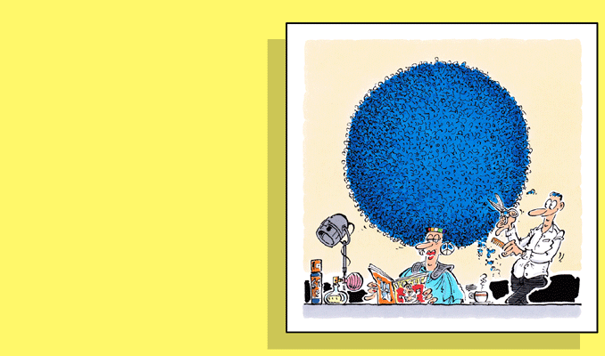 Hair / Easter, Doppelkarte mit Couvert / Handsigniert