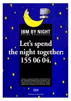 IBM by Night, Kampagne für Computer Abendkurse