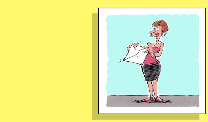 Herzlichen-Dank, Doppelkarte mit Couvert / Handsigniert