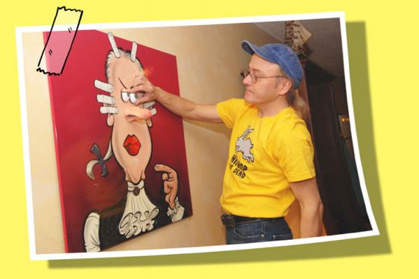 Hollestein mit Magnetbild "Casanova"