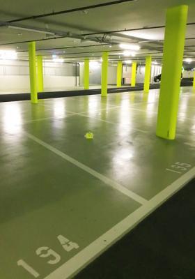 Moodpoint im Parkhaus