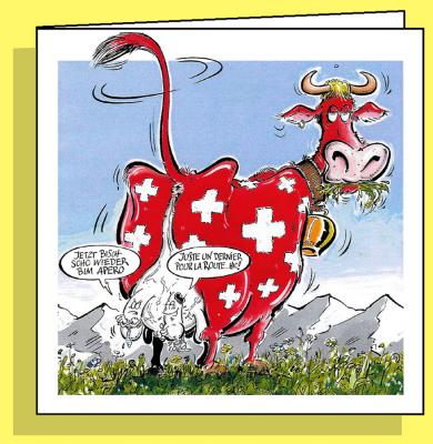 Röschtigraben, Doppelkarte mit Couvert / Handsigniert